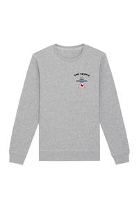 Oat Milk Club Damen vegan Sweatshirt Save Animals Grau