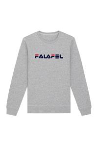 Oat Milk Club Damen vegan Sweatshirt Falafel Grau
