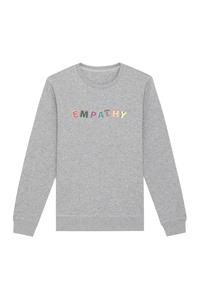Oat Milk Club Damen vegan Sweatshirt Empathie Grau