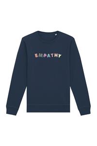 Oat Milk Club Damen vegan Sweatshirt Empathie Navy
