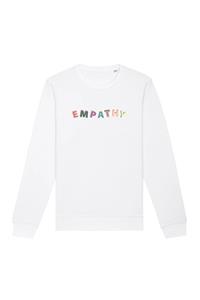 Oat Milk Club Damen vegan Sweatshirt Empathie Weiß