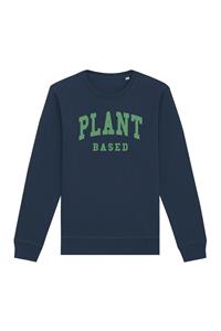 Oat Milk Club Damen vegan Sweatshirt Plant Based Navy