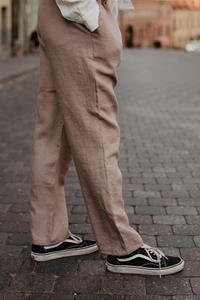 AmourLinen Herren vegan Leinenhose Adonis Senf