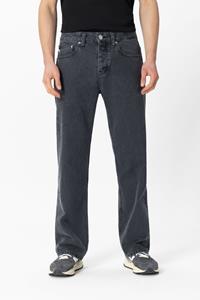 MUD Jeans Herren vegan Jeans Loose James Used Schwarz