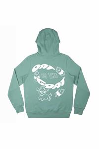 Plant Faced Clothing Herren vegan Hoodie Oat Is The Goat Grün