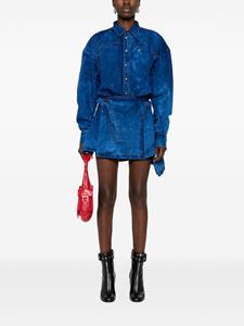 viviennewestwood Vivienne Westwood Vervaagde mini-jurk - Blauw