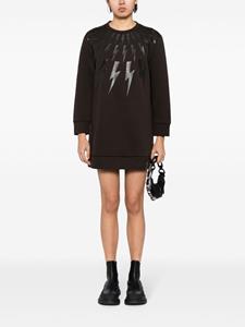 neilbarrett Neil Barrett Mini-jurk met print - Bruin