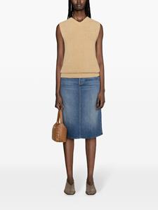 MOTHER Denim midi-rok - Blauw
