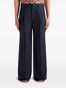 ETRO Wollen pantalon - Blauw