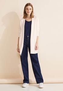 STREET ONE Longstrickjacke, mit Schalkragen und ohne Verschluss