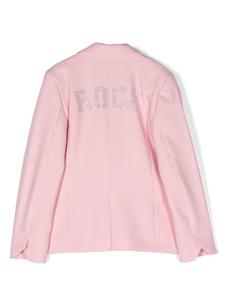 zadig&voltairekids Zadig & Voltaire Kids Blazer met enkele rij knopen - Roze
