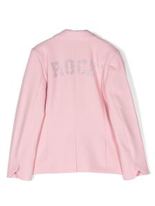 Zadig & Voltaire Kids single-breasted blazer - Roze