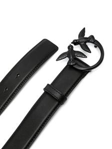 PINKO Love Berry leren riem - Zwart