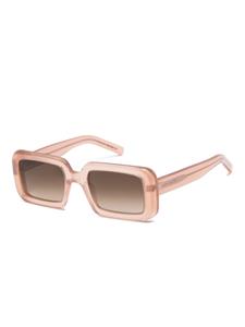 saintlaurenteyewear Saint Laurent Eyewear SL534 zonnebril met rechthoekig montuur - Roze