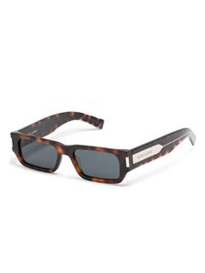 Saint Laurent Eyewear SL660 zonnebril met rechthoekig montuur - Bruin