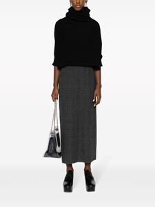 yohjiyamamoto Yohji Yamamoto Geruite kokerrok - Grijs