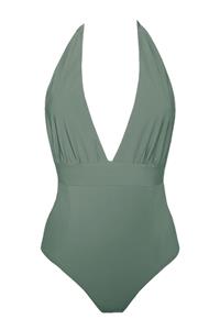 Anekdot Damen vegan Lunar Badeanzug Salbei