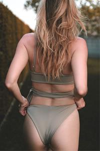 Anekdot Damen vegan Skyline Slim Bikiniunterteil Mosaic