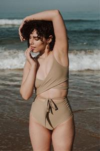 Anekdot Damen vegan Core High Bikiniunterteil Mosaic