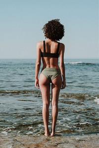 Anekdot Damen vegan Core Bikini Unterteil Salbei
