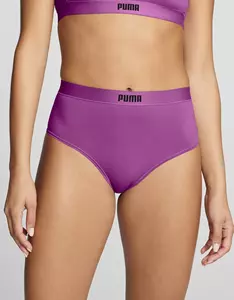 Puma 2-Pack Taille Brazilian slips - High Waist - Hoge dames microfiber onderbroek