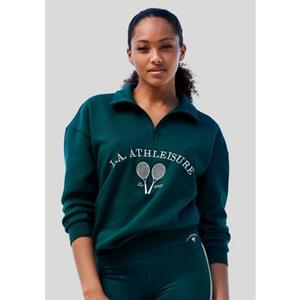 Active by Lascana Sweatshirt Tennis met staande kraag en ritssluiting