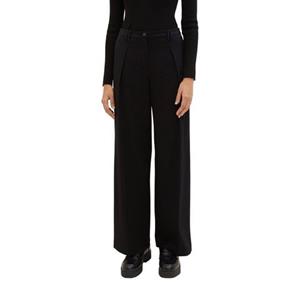 Tom Tailor Bandplooibroek Lea Wide Leg met wijde pijpen