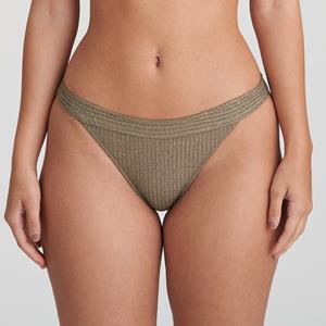 Marie jo Tinjis Bikini Slip, Kleur: Geelden Groente