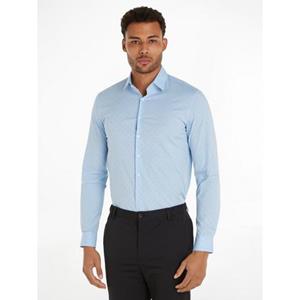 Calvin Klein Overhemd met lange mouwen POPLIN LEAF PRINT SLIM SHIRT