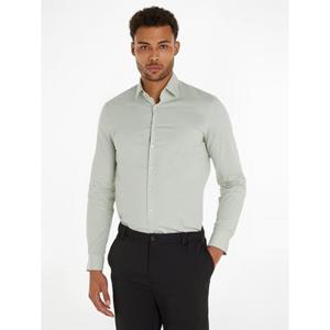 Calvin Klein Kurzarmhemd "POPLIN LEAF PRINT SLIM SHIRT"