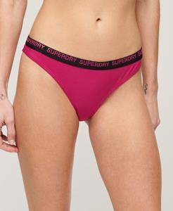 Superdry Vrouwen Elastisch Cheeky Bikinibroekje Roze