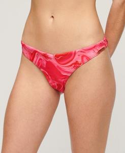 Superdry Vrouwen Cheeky Bikinibroekje met Print Roze