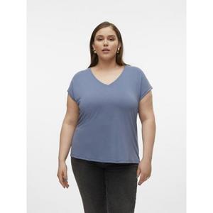 Vero Moda Curve V-Shirt VMFILLI SS V-NECK TEE GA CURVE