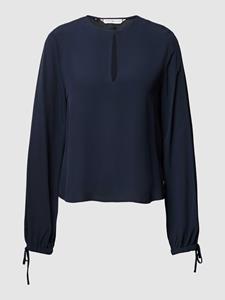 Tommy Hilfiger Crepebluse VISCOSE CREPE SOLID VN BLOUSE mit Metalllabel