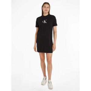 Calvin Klein Jeans Shirtkleid "SATIN CK T-SHIRT DRESS", mit Logomarkenlabel