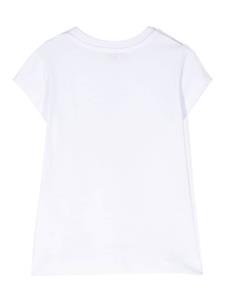 chiaraferragnikids Chiara Ferragni Kids T-shirt met logoprint - Wit