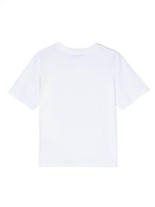balmainkids Balmain Kids Sweater met logoprint - Wit