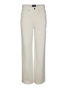 Vero Moda Straight-Jeans "VMTESSA HR WIDE STR JEANS ECRU GA"