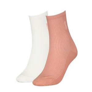 Calvin Klein Legwear Calvin Klein 2 stuks Women Rib Sock