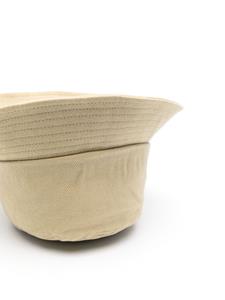 maisonkitsuné Maison Kitsuné Vissershoed van twill - Beige