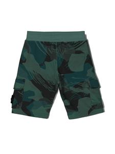 stoneislandjunior Stone Island Junior Shorts met Compass-logopatch - Groen