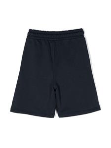 bosskidswear BOSS Kidswear Katoenen shorts met logoprint - Blauw