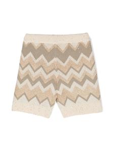 missonikids Missoni Kids Shorts met pailletten - Beige