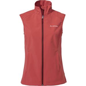 Vaude - Women's Hurricane Vest III - Softshellbodywarmer, rood