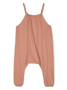 rickowenskids Rick Owens Kids Jersey tuinbroek met ruches - Roze
