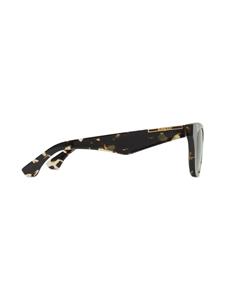 Burberry Arch zonnebril met rond montuur - Bruin