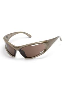 Balenciaga Eyewear Dynamo zonnebril met oversized montuur - Goud