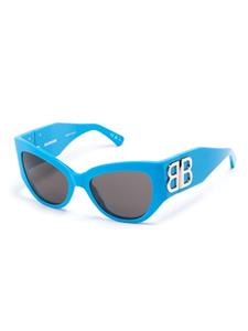 balenciagaeyewear Balenciaga Eyewear Dinasty zonnebril met vlindermontuur - Blauw