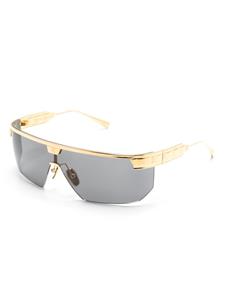 Balmain Eyewear Major zonnebril met schild montuur - Goud