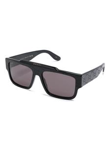 guccieyewear Gucci Eyewear Zonnebril met rechthoekig montuur - Grijs